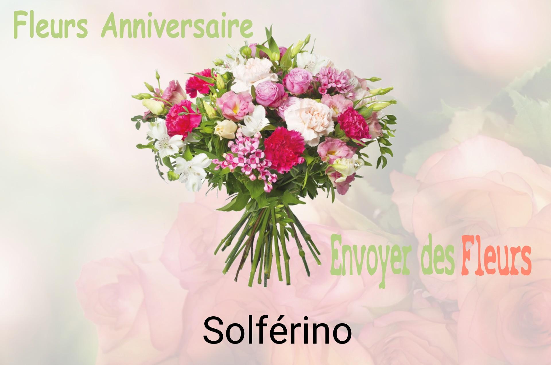 Bouquet de fleurs d’anniversaire livré à Solférino