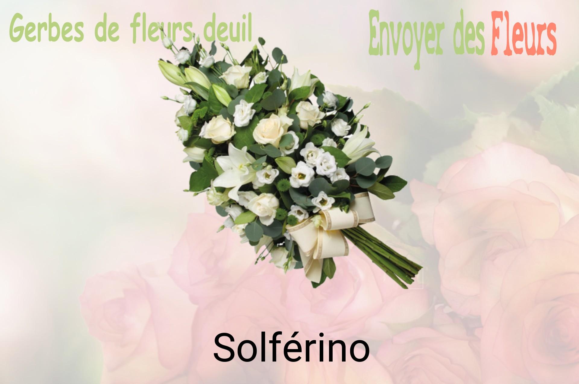 Gerbe de fleurs de deuil livrée à Solférino
